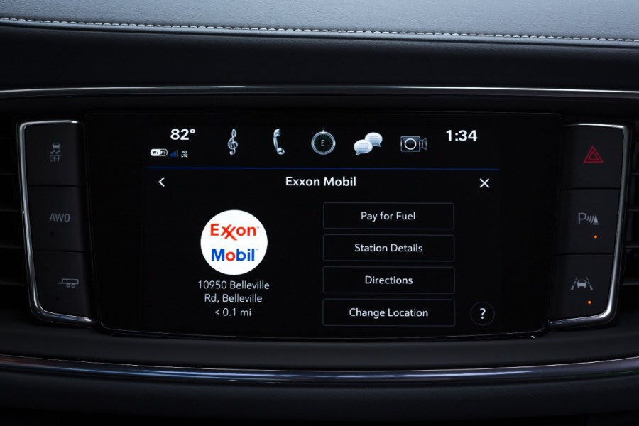 A new update to Marketplace, the industry’s first in-vehicle commerce platform, brings ExxonMobil’s pay for fuel functionality right to the infotainment screen of eligible Buick vehicles.